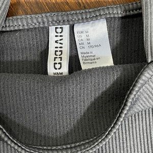 H&M Gray Cropped Tanktop